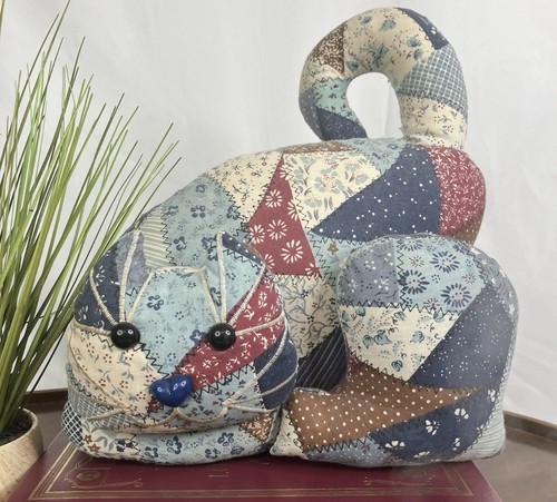 Vintage cat doorstopper - vintage,