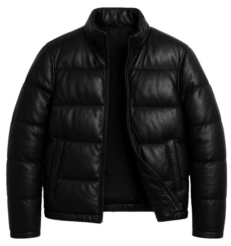 Men black genuine leather - men’s,