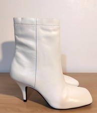 Zara Leather Ankle Boots Size