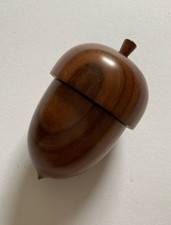 Vintage Turned Wooden Acorn