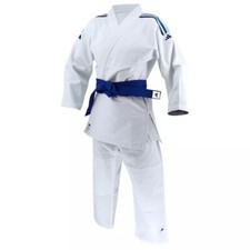 adidas Club J350 Judo Suit 13oz 350g Uniform White Student Adult Gi + White Belt