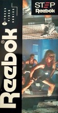 VHS Video Reebok Step The Video (1993) with Instruction Manual 16pgs