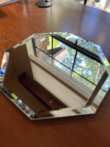 Octagon 5mm thick - thick, beveled