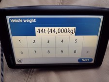 Tomtom truck sat nav. New