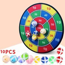 10pcs Montessori Dart Board Sticky Ball 3.4cm Game Toy  Dart Accessory