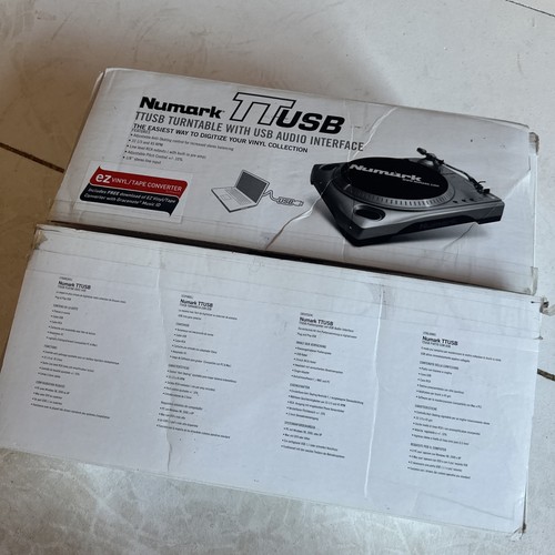 Numark ttusb turntable with - turntable,