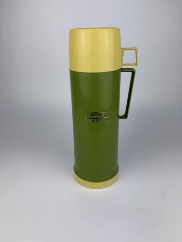 Vintage thermos flask - thermos, retro