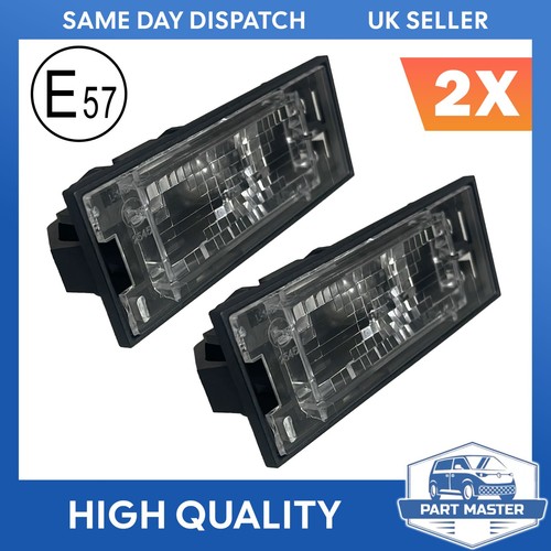Rear number plate lights - number,