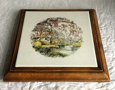 Large Vintage French Thatched