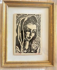 Sabbath A wood cut by Harry