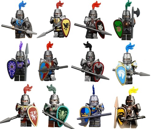 Moc lego armored knights - moc,