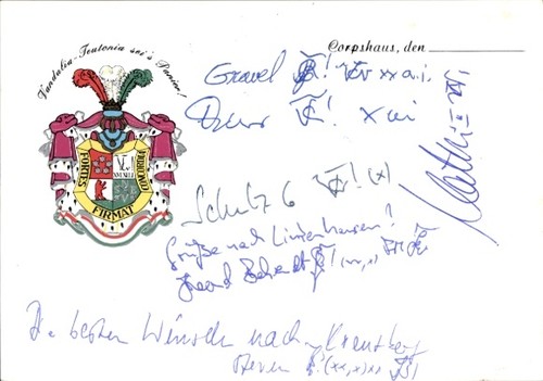 Studentika postcard berlin - studentika,