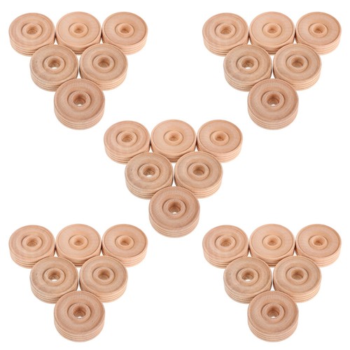 Pcs small wheel toy wood - 30,