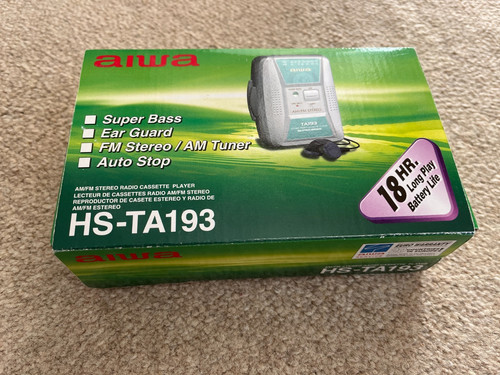 Aiwa ta193 vintage personal - aiwa, hs-ta193