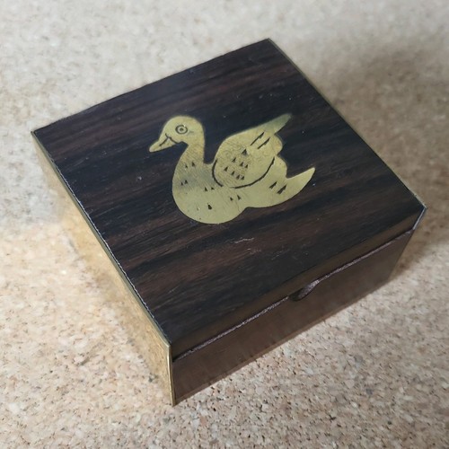 Vintage small wooden trinket - vintage,
