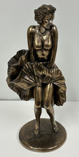CROSA MARILYN MONROE FIGURINE BRONZE STYLE RESIN 16.5" TALL SEVEN YEAR ITCH 2001