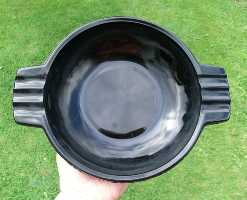 Vintage black glass - glass, arthur