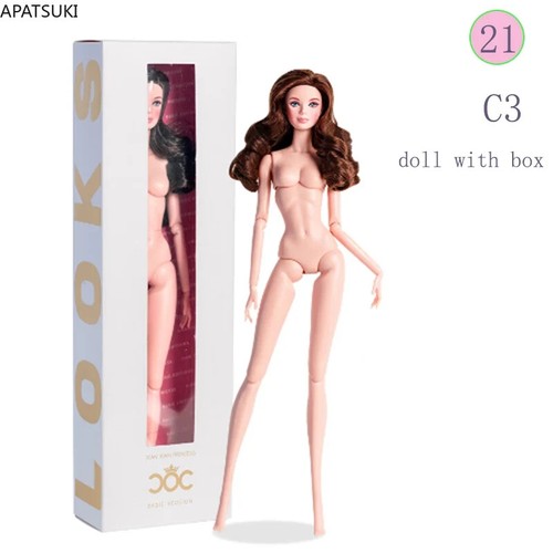 Pink skin bjd - doll, wavy