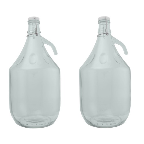 Winemaking glass demijohn - 5l,