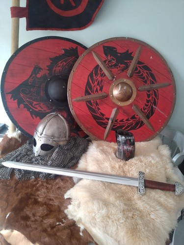 Viking foam latex sword for - ,