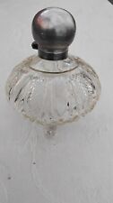  Victorian Scent Bottle With Silver Hallmarked Collar & Top "Reduced"  
