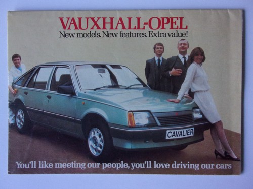 Vauxhall opel orig 1982 - opel, uk