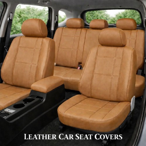 Car seat covers - brown, tan