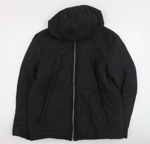 Zara men black - hooded, puffer