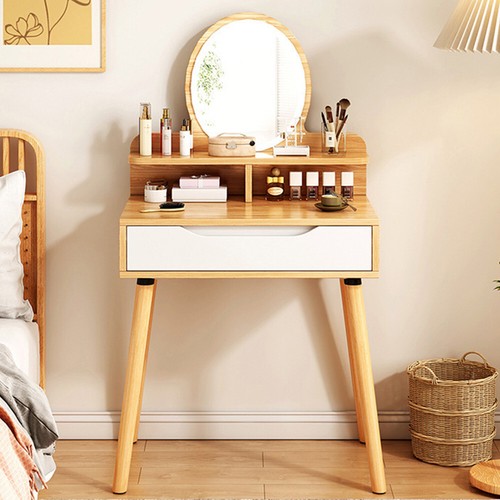Wooden dressing table with - wooden,