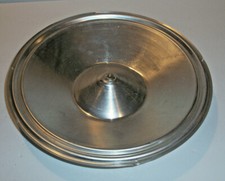 Resonator Guitar Dome-Bowl Aluminum w/Brass Adjustment Nut Mount Drilled 10.5"