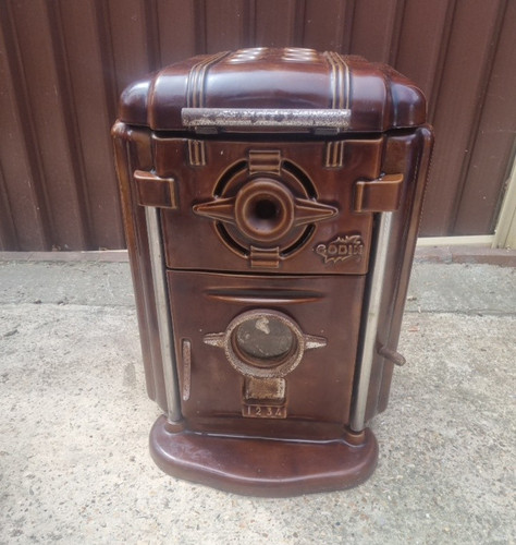 Godin 433 brown metal stove - metal,