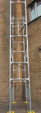 NEW DIY NARROW TYPE SCAFFOLD TOWER 6ft / 1.8m LONG x 2ft'6in / 0.76m WIDE APPROX