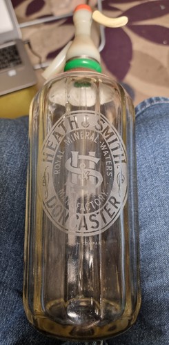 Soda syphon engraved heath - syphon, and