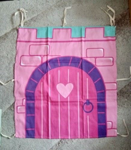 Pink wendy house curtains den - wendy,
