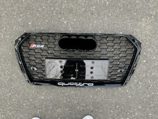For Audi A4 B9 2017-19 RS4 style radiator grille honeycomb grill front grill full black
