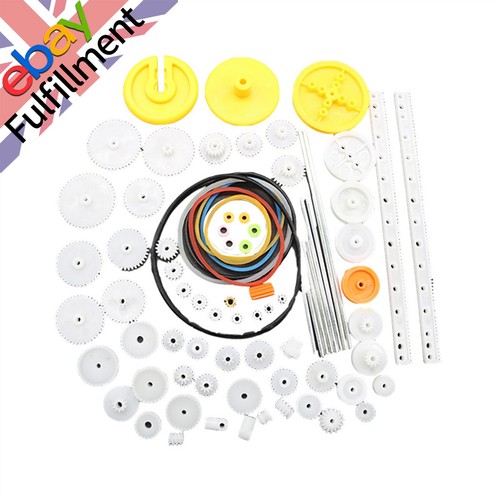 82pcs set plastic gear diy - plastic,