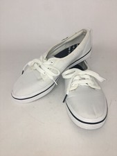  Adidas Women Sneaker White Casual Comfy Shoes Ballerina White Flat Shoes Sz 7.5