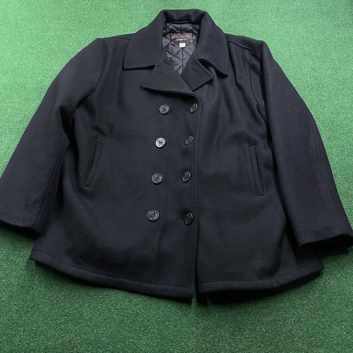 Vintage schott wool peacoat - wool,