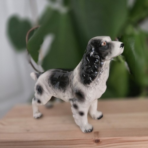 Vintage porcelain springer - vintage,