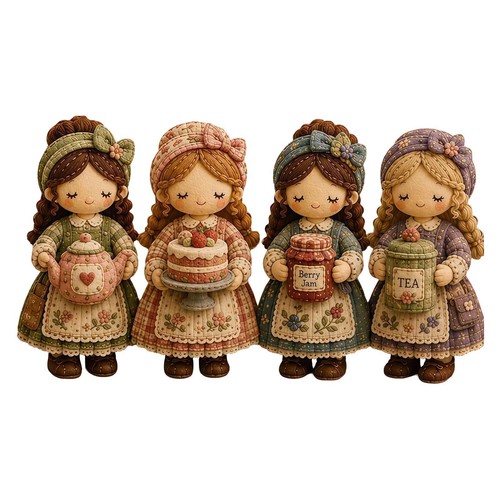 Patchwork doll diy - doll, sewing
