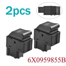 2Pcs Electric Window Press Button Switch For VW Polo 6N2 1999-2001 6X0959855B