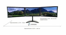 Triple Monitor Bundle 24"x 3