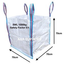 1/2 TON 500kg BAG RUBBLE BULK BAGS BUILDERS GARDEN WASTE JUMBO HALF TONNE SACKS