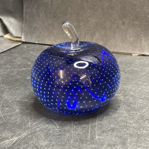 Vintage blue art - blue, manganese