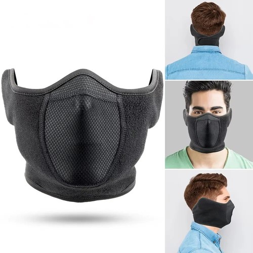 Fleece face mask warm - -,
