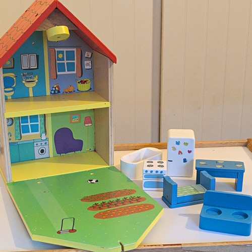 Peppa pig wooden - wooden, furnished