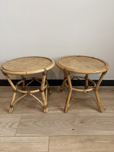 Vintage rattan bamboo coffee - rattan,