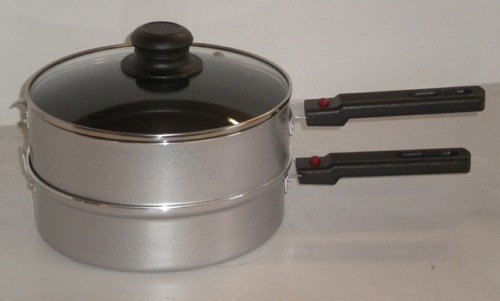Double skillet oven pan