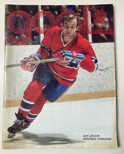 NHL Goal Magazine 10/23/1977 W/ Ticket Stub Guy Lafleur Rangers vs Canadiens MSG