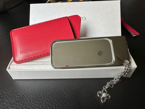 Mikimoto pocket mirror with - mikimoto,